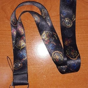 JK Rowling Harry Potter Teams Logos Lanyard
